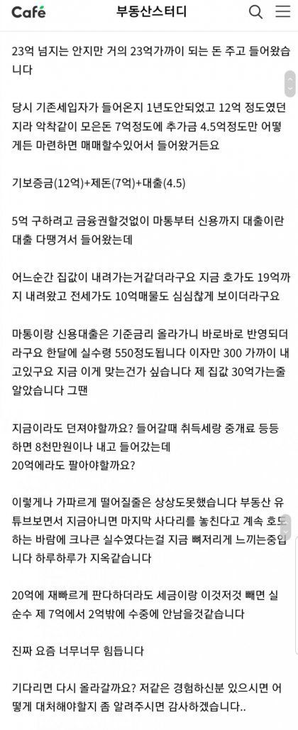 [유머] 23억 영끌 -  와이드섬