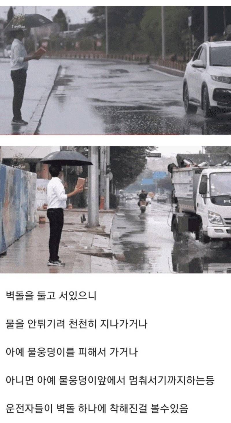 [유머] 물웅덩이 사회실험 -  와이드섬